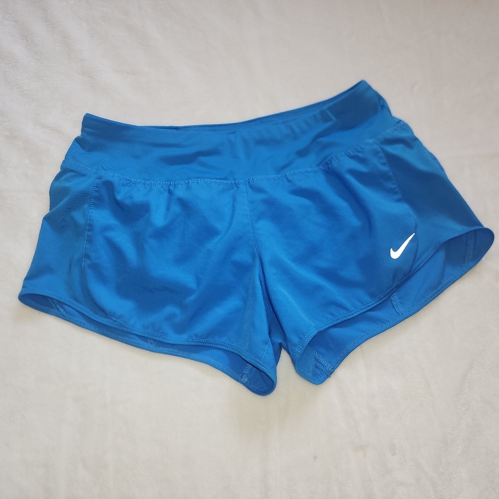 S Nike Women's DRI=FIT Vibrant Blue Sports Shorts